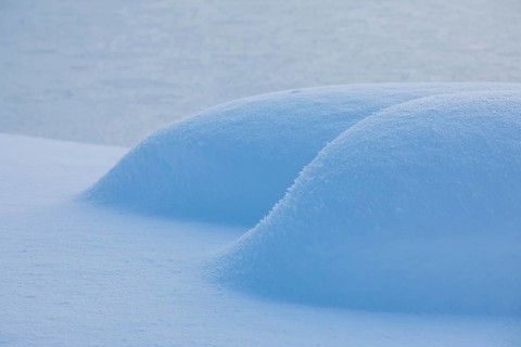 Hill of snow