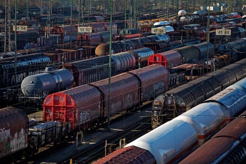 Train formation plant in the suburb of Vorhalle