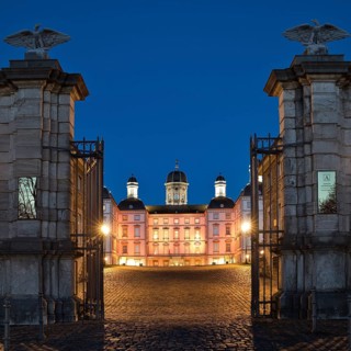Bensberg Castle in the evening