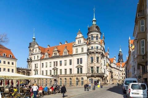 Schlossstrasse with castle