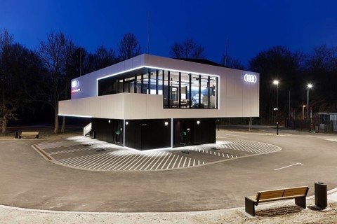 First Audi Charging Hub