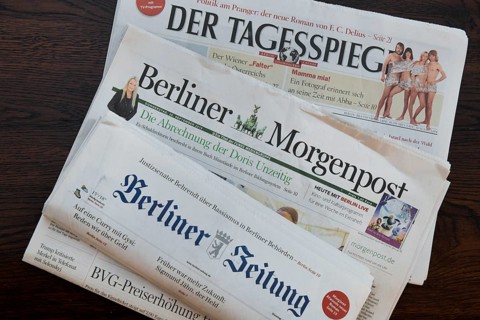 Berlin newspapers Der Tagesspiegel