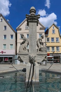 Tanners' and dyers' fountain in Wilhelmstrasse by Professor Josef Zeitler