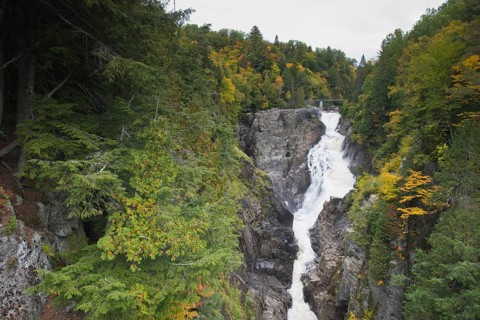 Wasserfall im Grand Canyon des Chutes Ste Anne