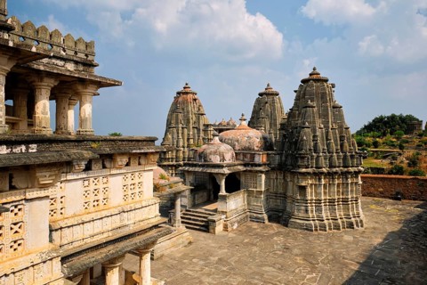 Kumbhalgarh Ganesh Temple inside Kumbhalgarh Fort. Rajasthan