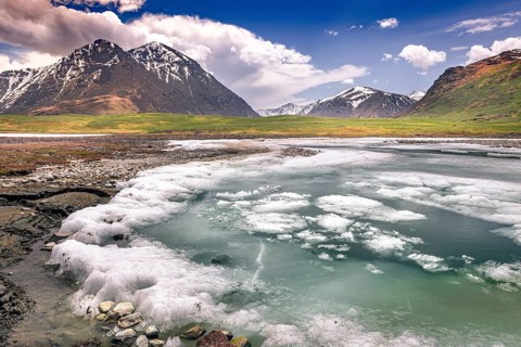 Beautiful landscape and nature of Western Mongolia