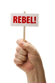 Sign in male fist isolated on A white background