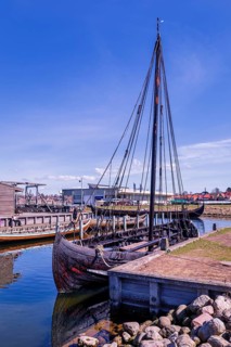 A Viking ship