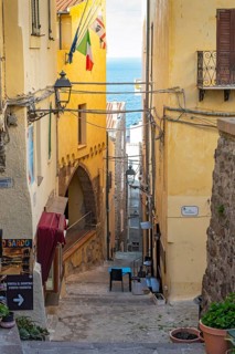 Narrow street in Castelsardo