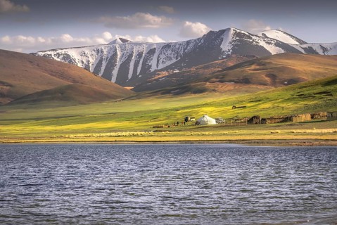 Summer landscape in the BayanUlgii province of western Mongolia 6