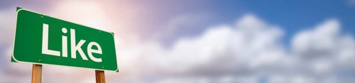 Like green road sign wide banner with room for text and dramatic clouds and sky