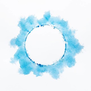 Abstract design blue circle