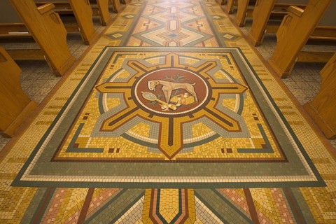 Mosaiken in der Basilika Saint-Anne-de-Beaupre