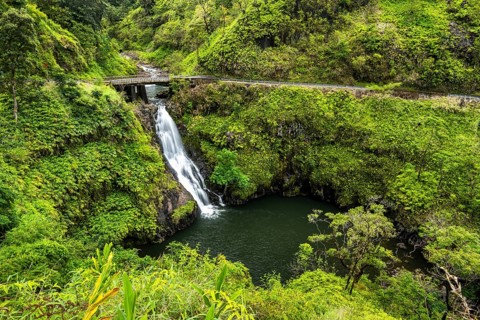 Lower Wailua Ski Falls