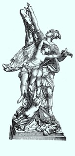 Perseus liberates Andromeda