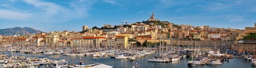 Panorama of Marseille Old Port