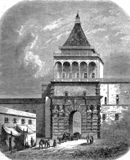 Porta Nuova in Palermo in 1880