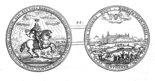 Commemorative coin of Bernhard von Weimar for the Conquest of Breisach