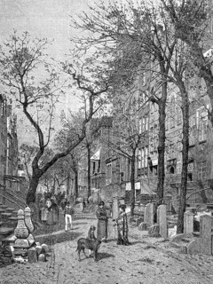 Street Rue du Saint-Esprit in Gdansk