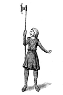 Anglo-Saxon warrior of the 9th century