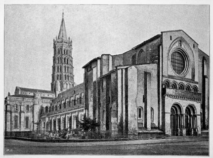 Romanesque church Saint Sernin in Toulouse