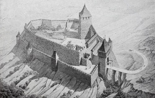 A 12th century German knight's castle