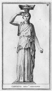 Statue einer Karyatide