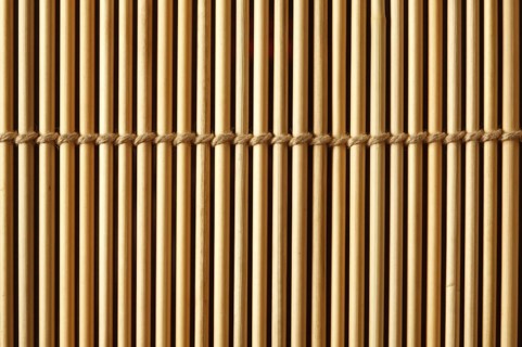 Bamboo mat close up texture