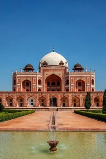 Humayun's Tomb famous tourist attraction destination. Delhi