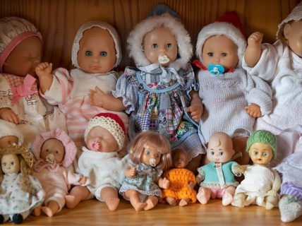 Decorative dolls and baby dolls