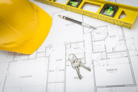Construction hard hat