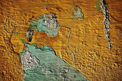 Painted plaster wall texture