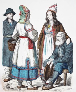 Folk traditional costume