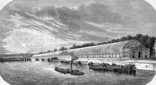 View of the annex of the Palace of the Universal Exhibition 1855