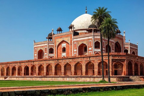 Humayun's Tomb famous tourist attraction destination. Delhi