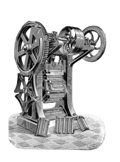 Dachziegel Revolverpresse