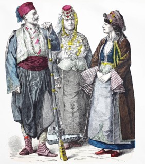 Folk traditional costume