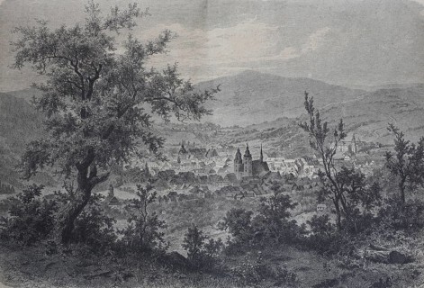 View of Schmalkalden in 1880