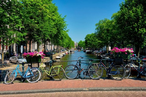Typical Amsterdam view