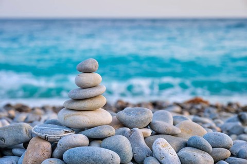 Zen meditation relaxation concept background