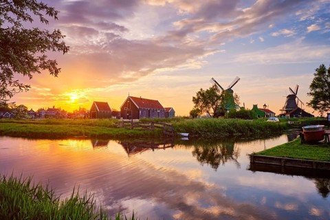 Netherlands rural scene