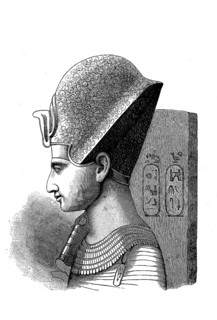Head of the portrait statue of Ramses