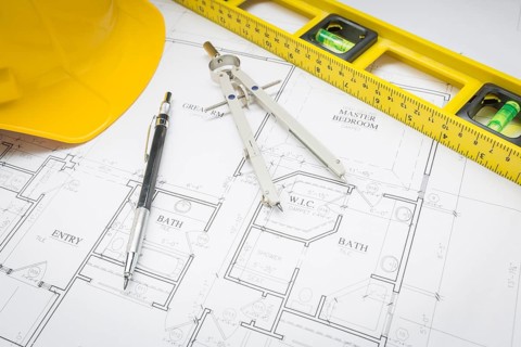 Construction hard hat