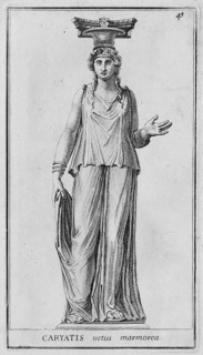 Statue einer Karyatide