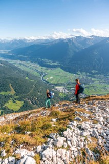 Hikers descending