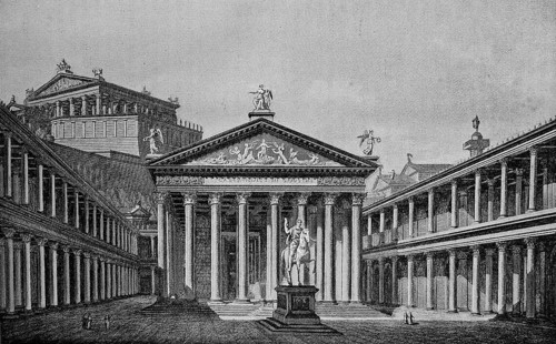 The Forum Julianum with the Temple of Venus Genetrix