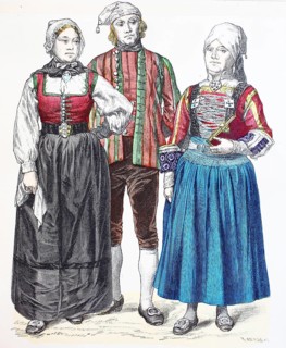 Folk traditional costume