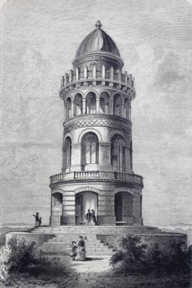 Ernst-Moritz-Arndt-Tower on the Rugard on the island of Ruegen