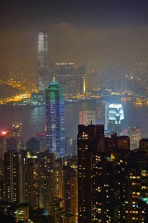 Famous view of Hong Kong