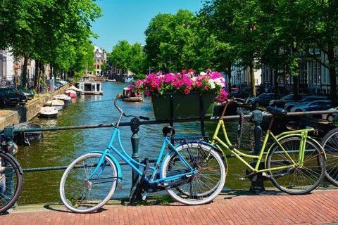 Typical Amsterdam view